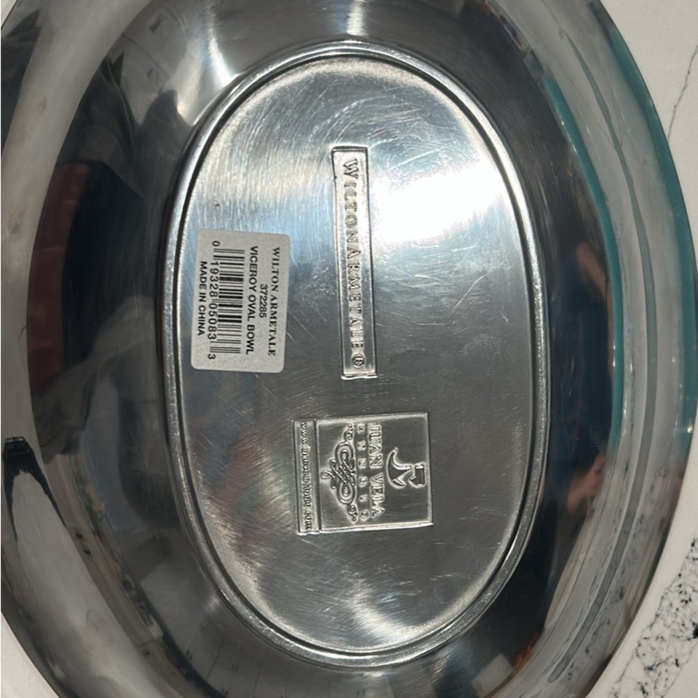 Wilton Armetale Oval Serving Platter